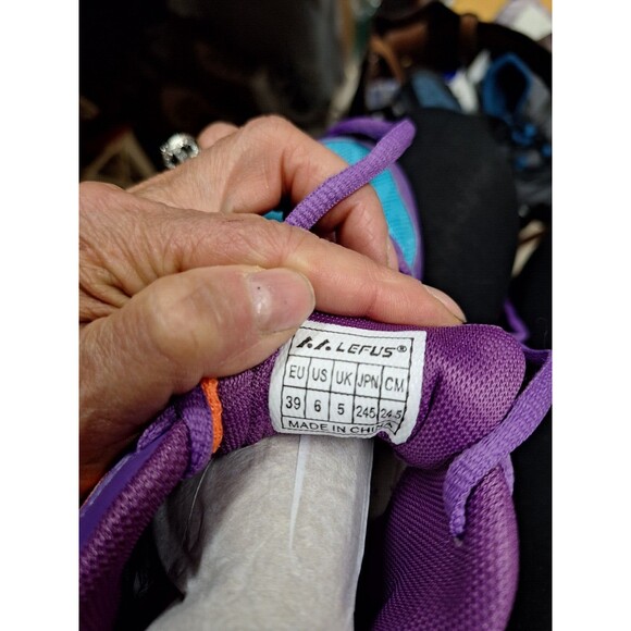 Lefus Shoes Sneakers Womens 6 Sneakers Colorful Tennis Volleyball BRAND NEW - Picture 8 of 8